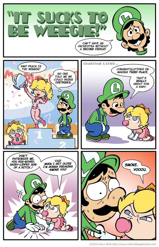 Super Mario ele chupa para ser weegie page 1