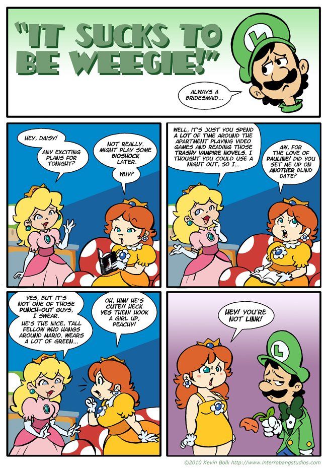 Super Mario es chupa a ser weegie page 1