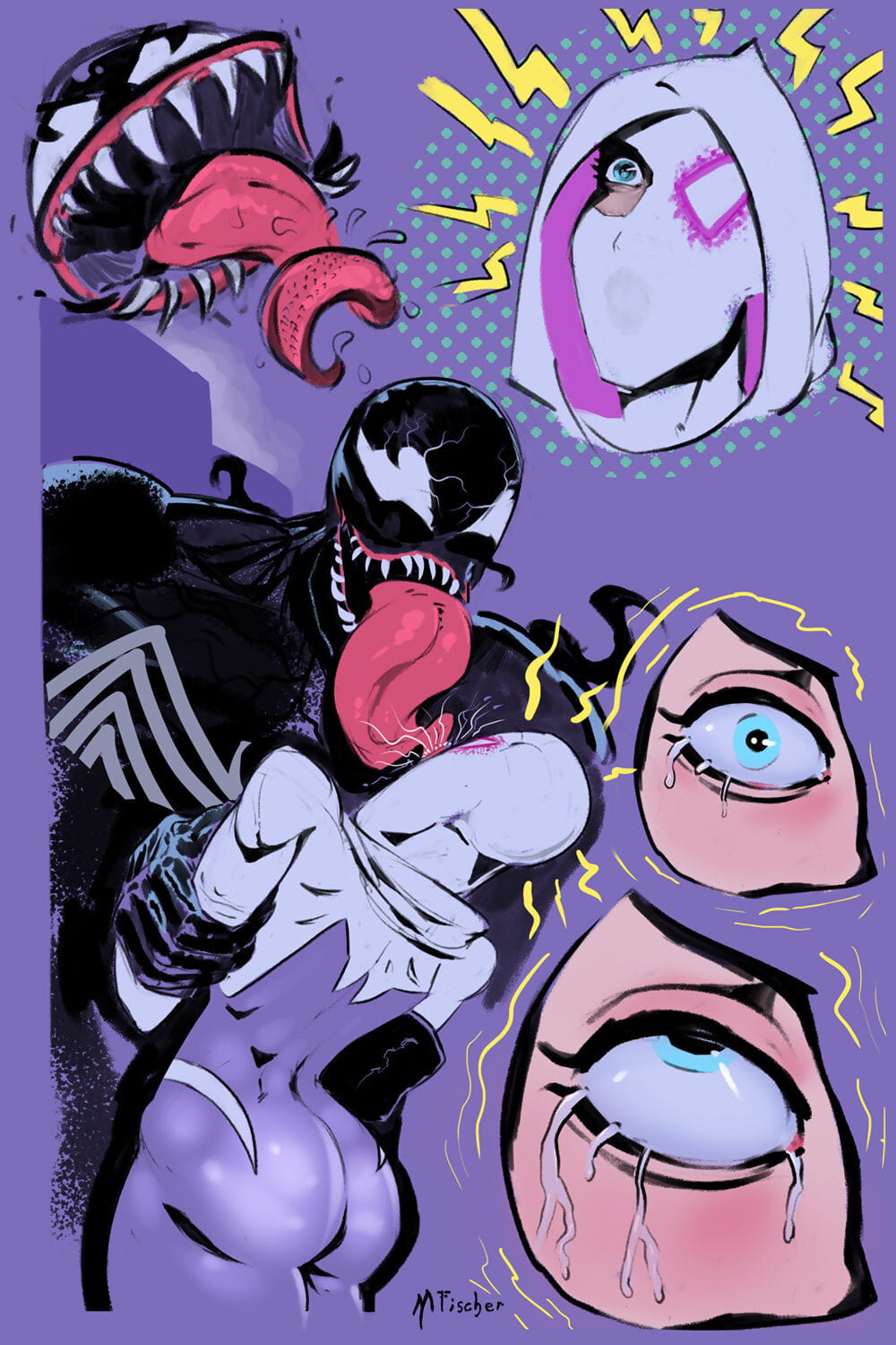meinfischer – araña Gwen vs veneno page 1