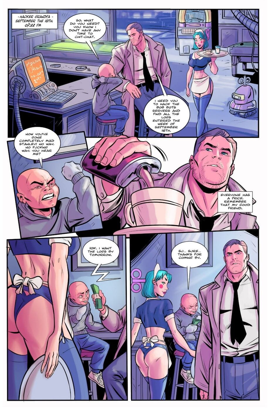 Bot- Stanley Rogue- The Skin Thief Case Issue 1 page 1