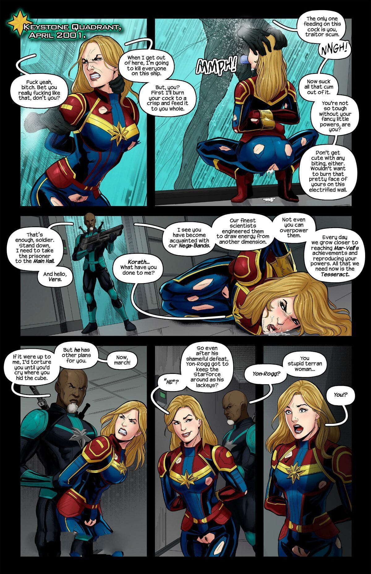 Tracy assiolo il capitano Marvel accusato page 1