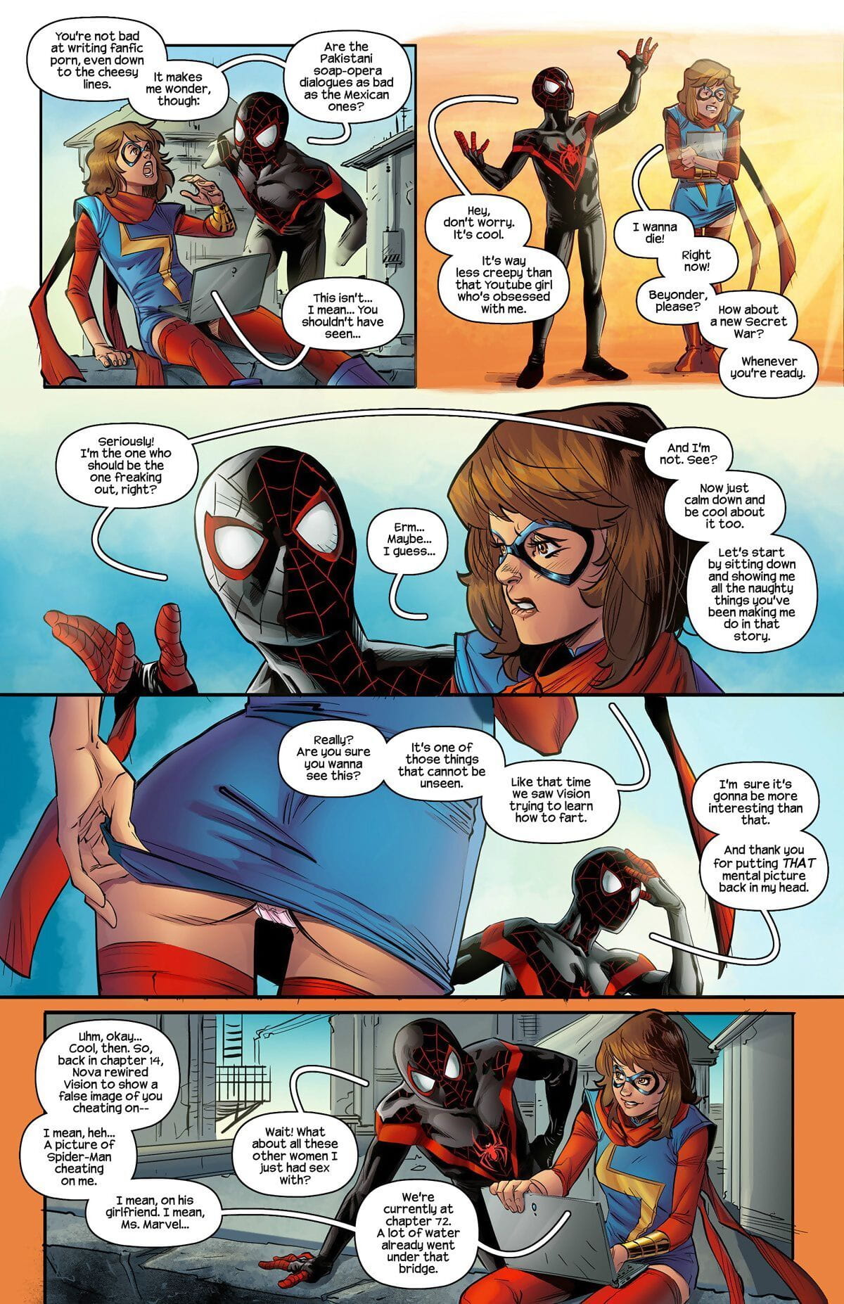 Tracy scops ms.marvel homem-aranha 001 – bayushi page 1