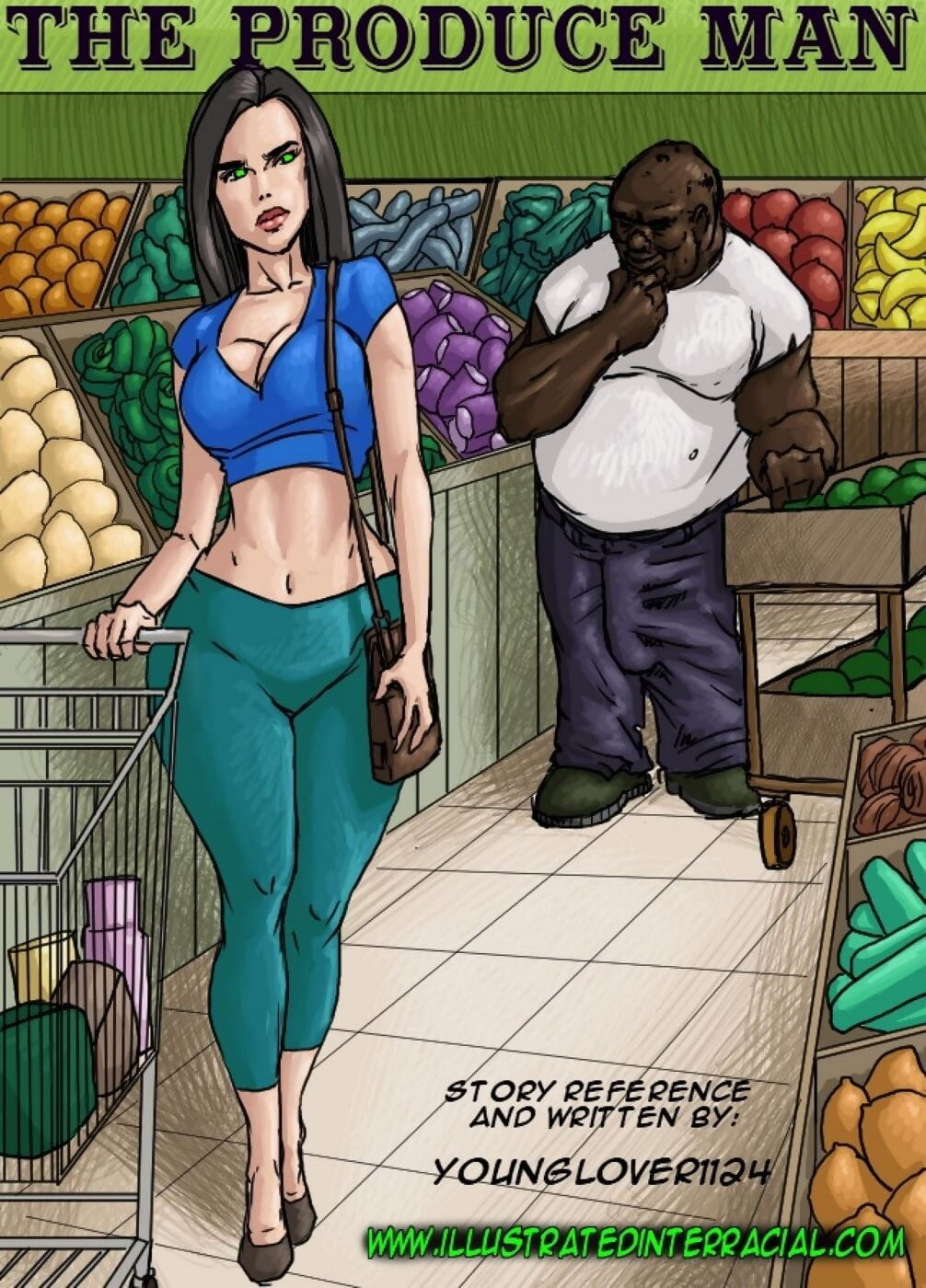 Illustrated Interracial- The Produce Man page 1