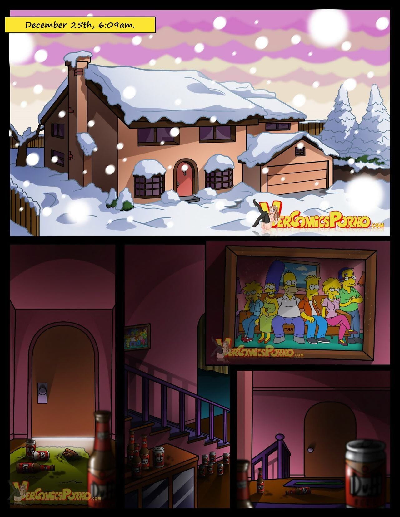 The Simpsons- Milky White Christmas page 1