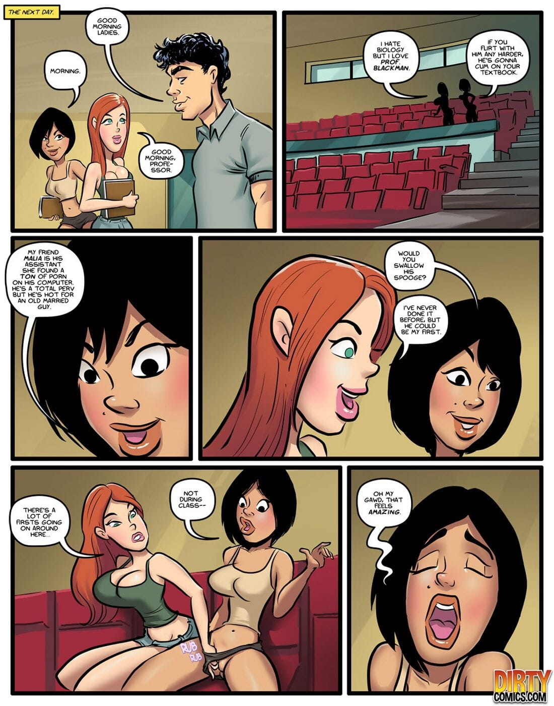 dirtycomics geyik – Üniversitesi kızlar page 1