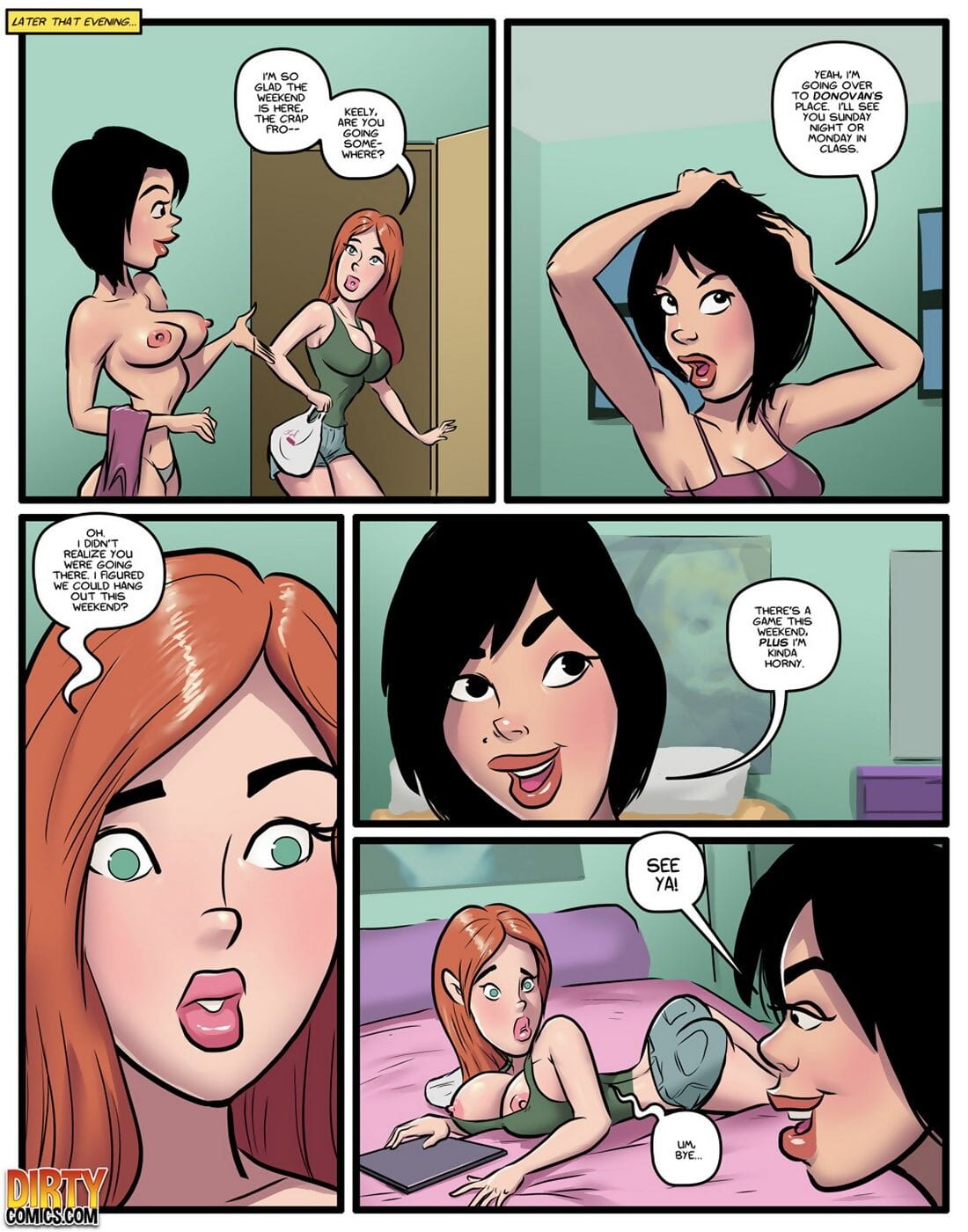dirtycomics मूस – विश्वविद्यालय लड़कियों page 1