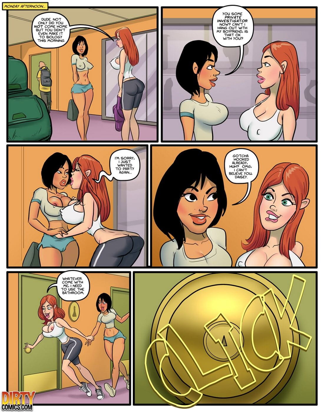 dirtycomics geyik – Üniversitesi kızlar page 1