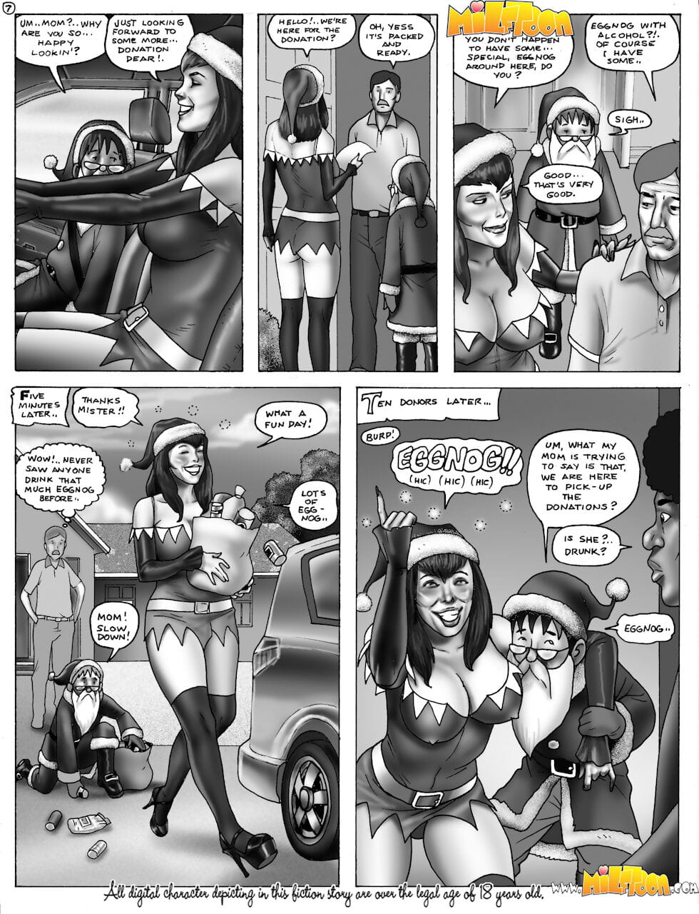 notte prima natale milftoon page 1
