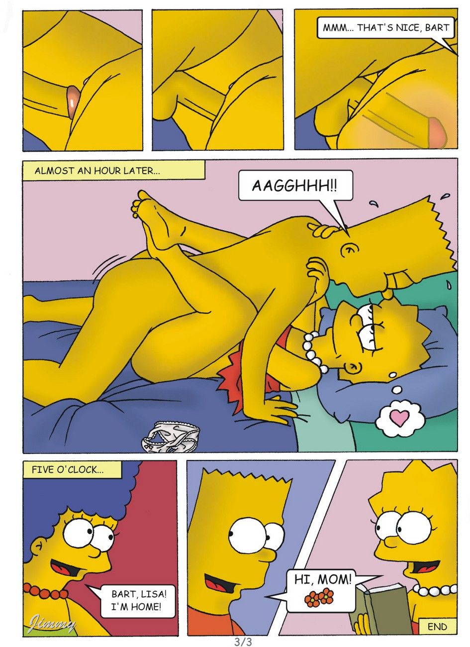 andere nacht in De simpsons page 1