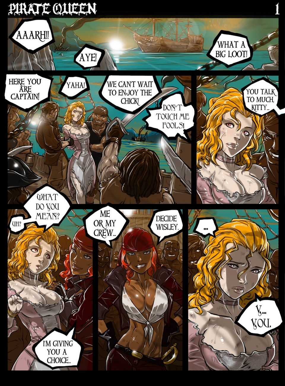 القراصنة الملكة page 1