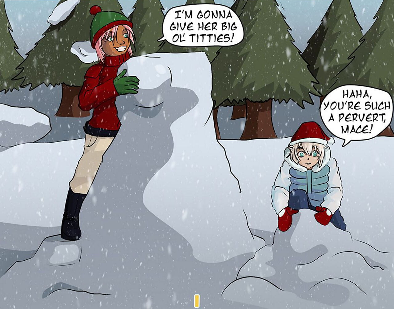 Krystal Frostys Winter Wonderland page 1