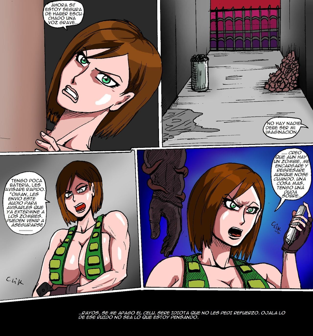jill San valentín vs zombies y nemesis page 1