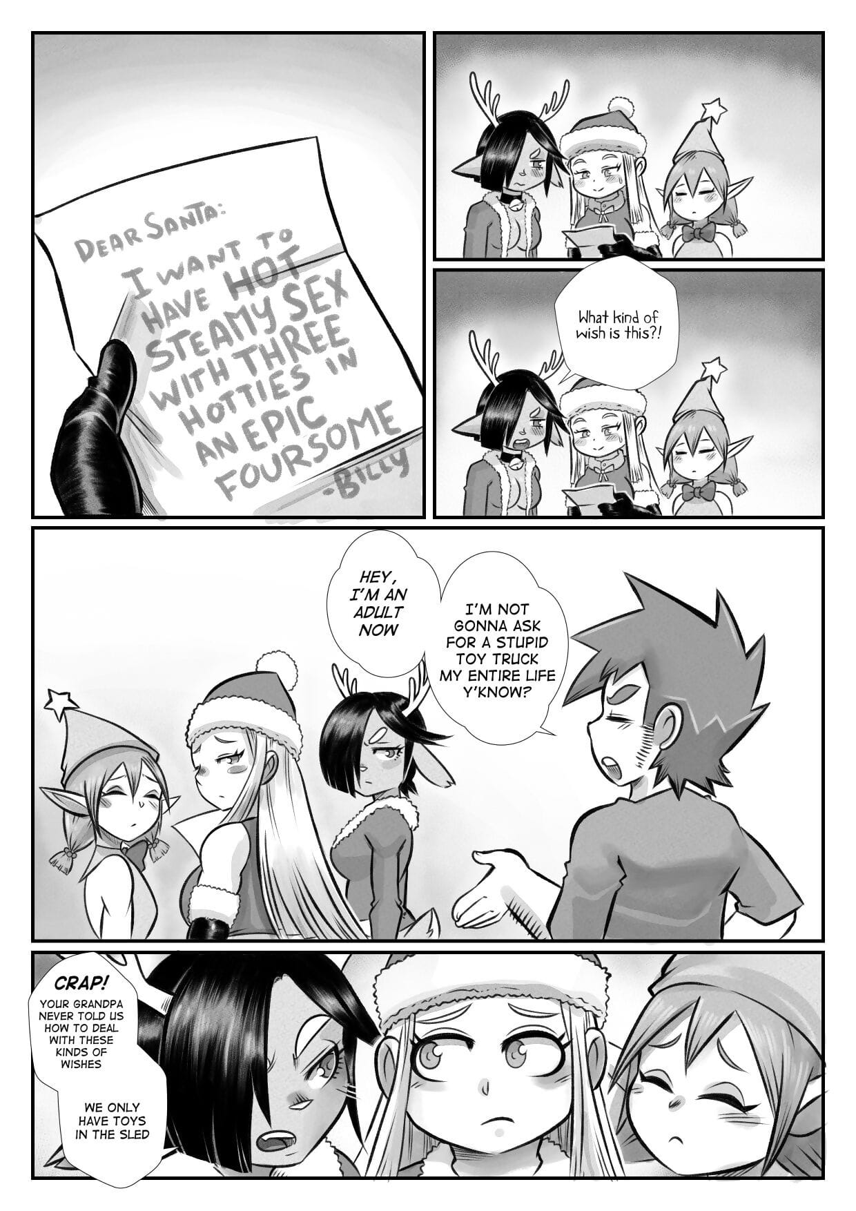 The Christmas Three page 1