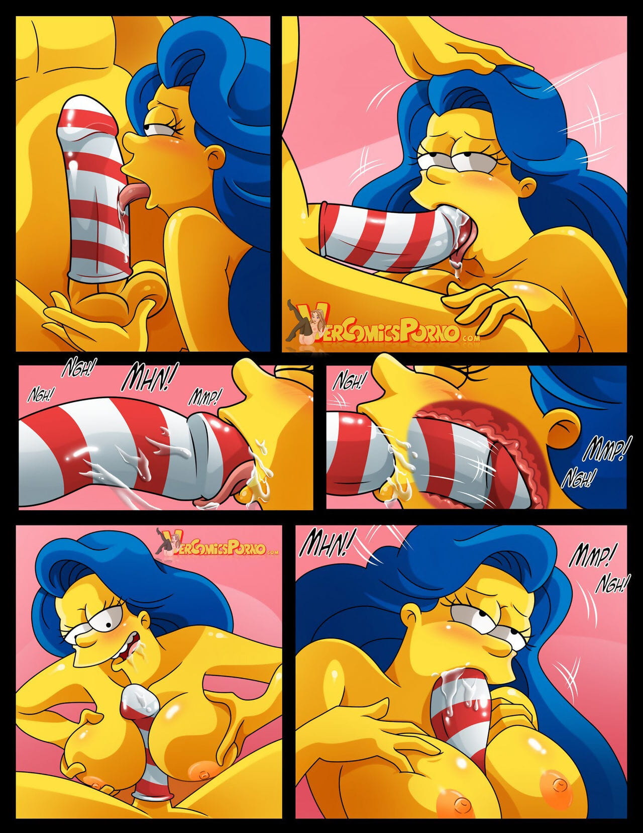- The Simpsons - Un noël blanc et laiteux - page 1