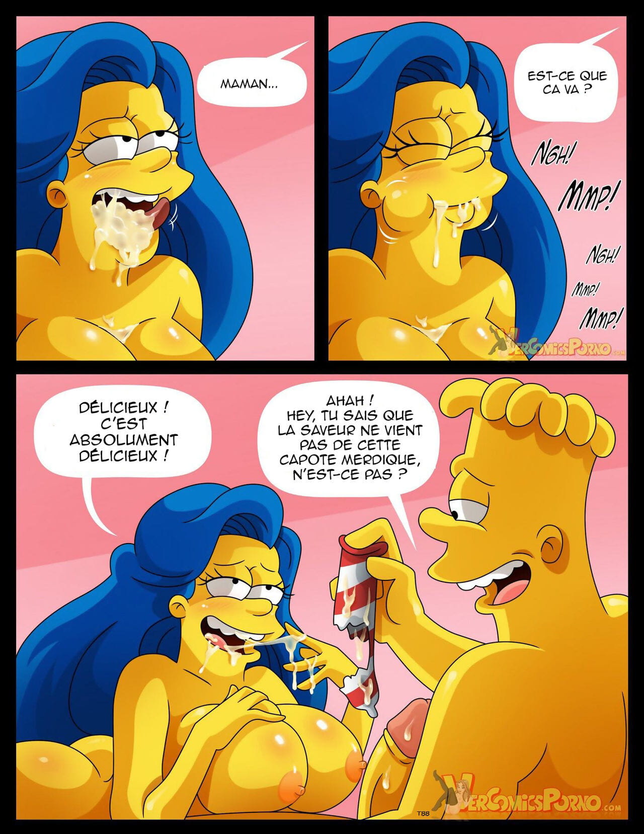 - The Simpsons - Un noël blanc et laiteux - page 1