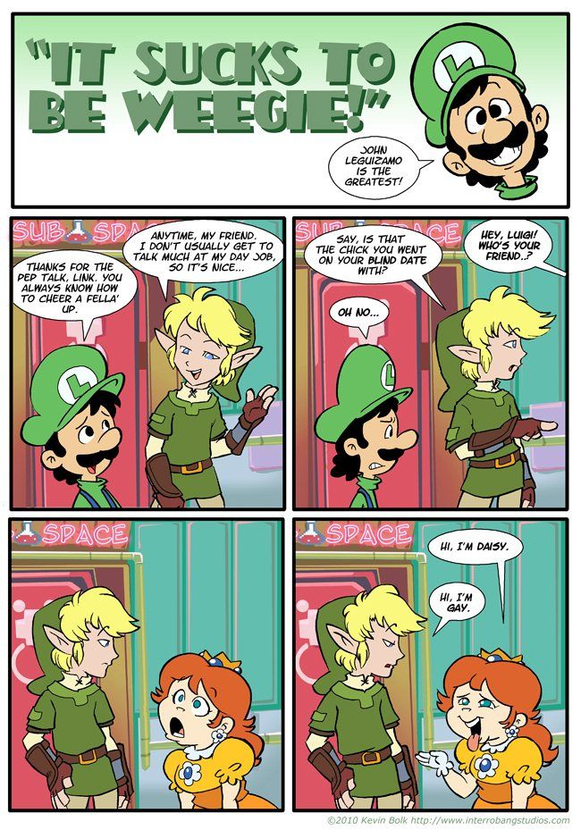 Super Mario ele chupa para ser weegie page 1