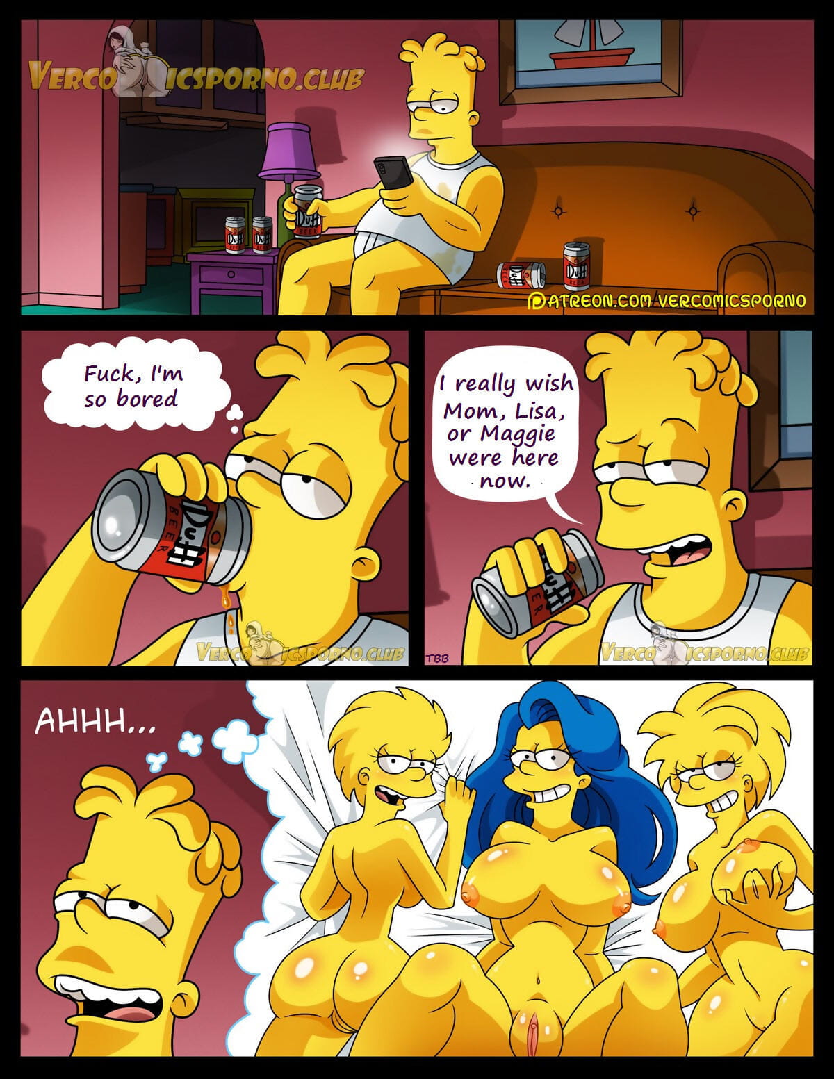Croc- There’s No Sex Without “EX” – Simpsons page 1