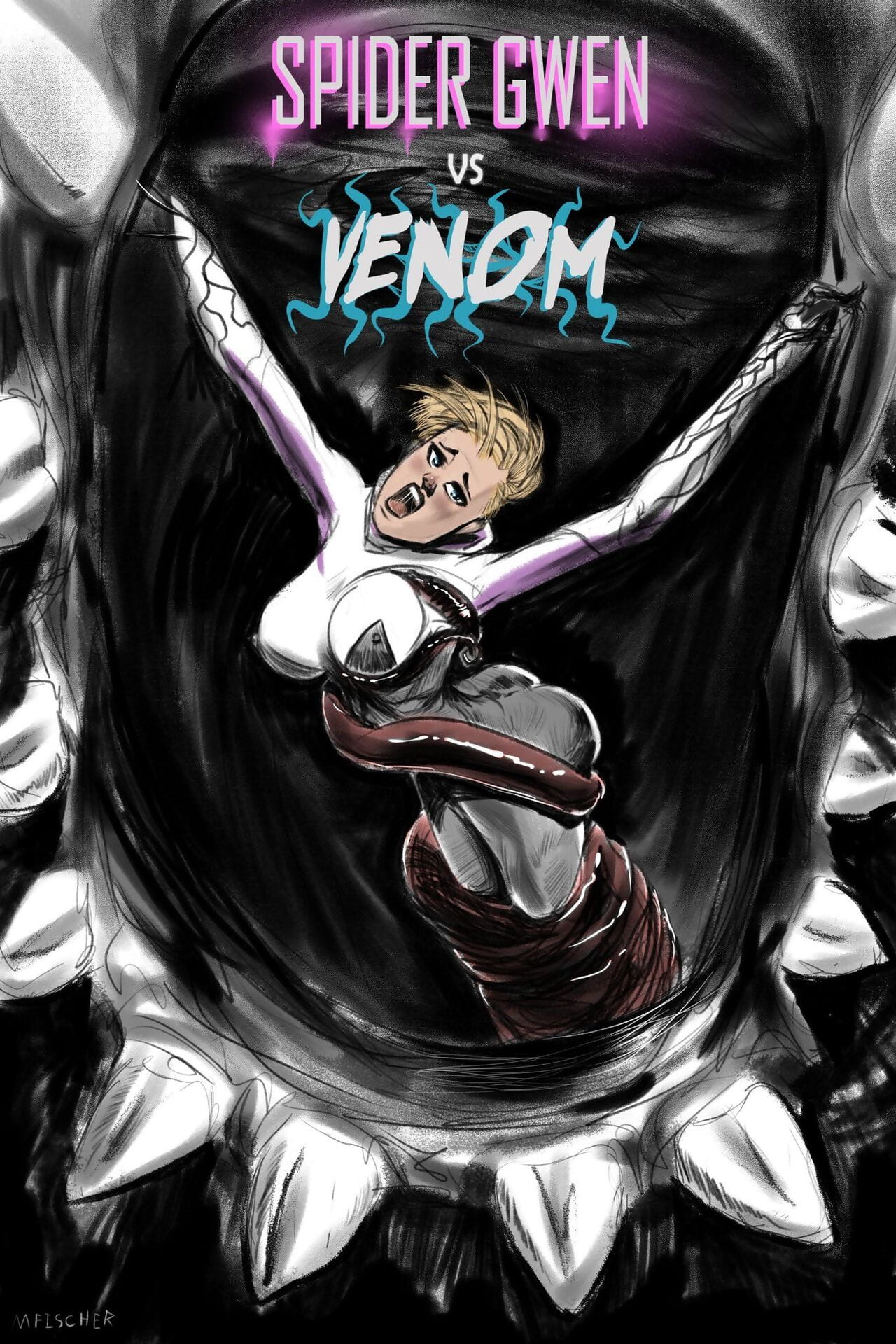meinfischer – spider Gwen vs venom page 1