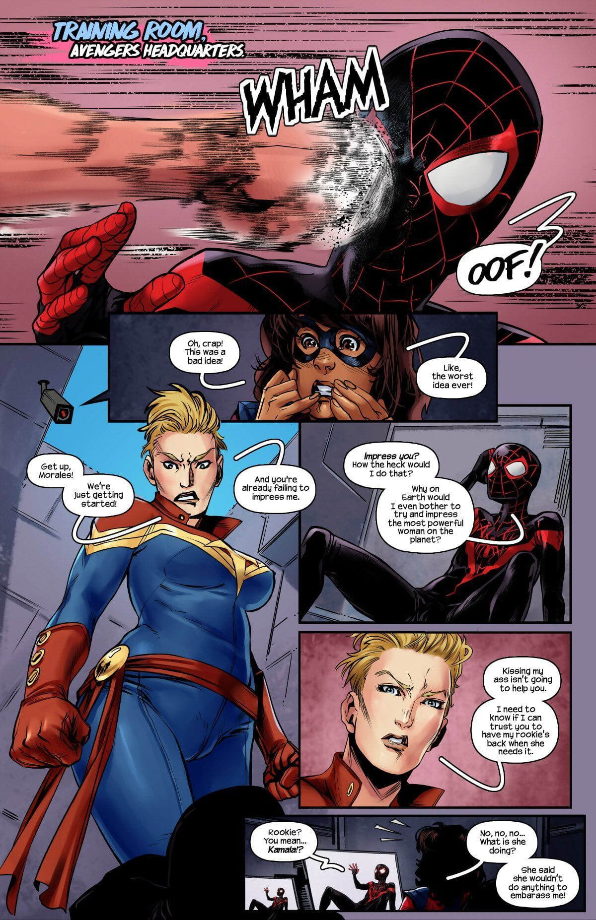 Tracy Scops- Ms.Marvel- Spiderman 002 – Bayushi page 1