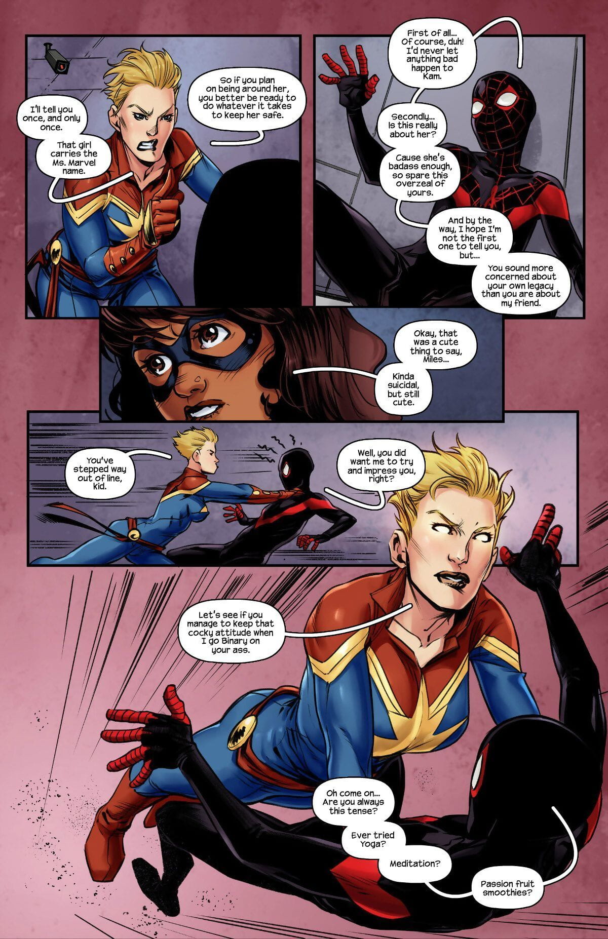 Трейси совка ms.marvel Человек-паук 002 – bayushi page 1