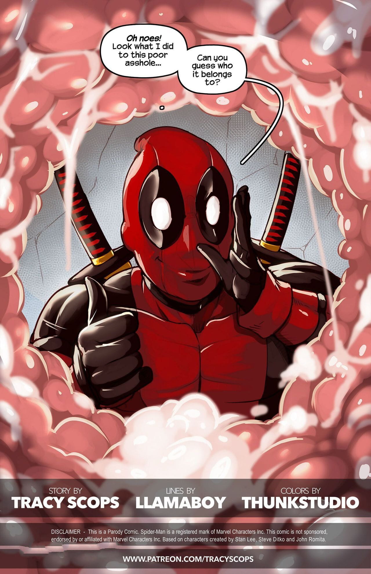 Tracy Scops- DeadPool Thinking With Portals page 1