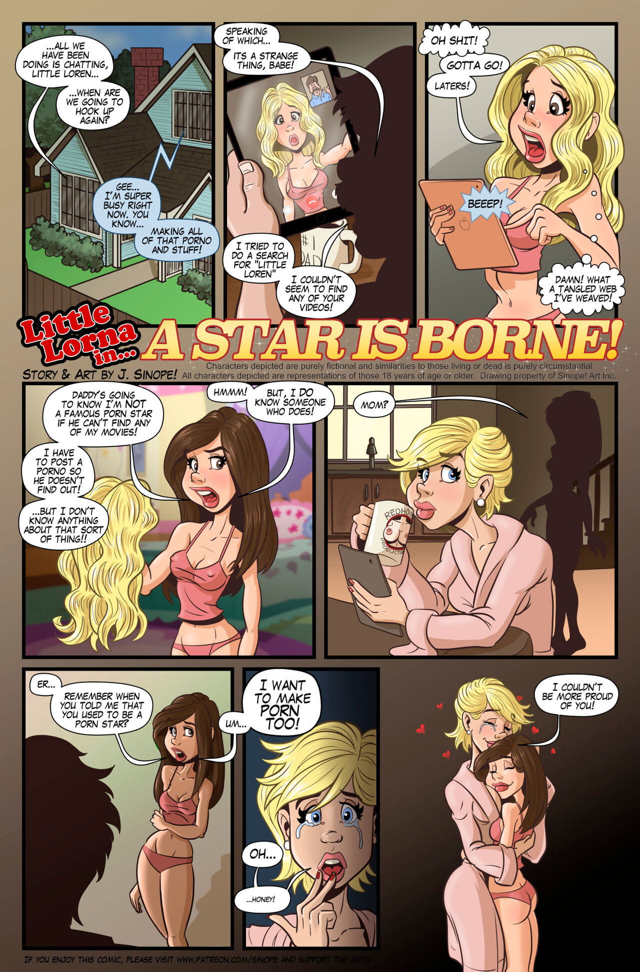 sinope pouco Lorna in… um Estrela é born! page 1