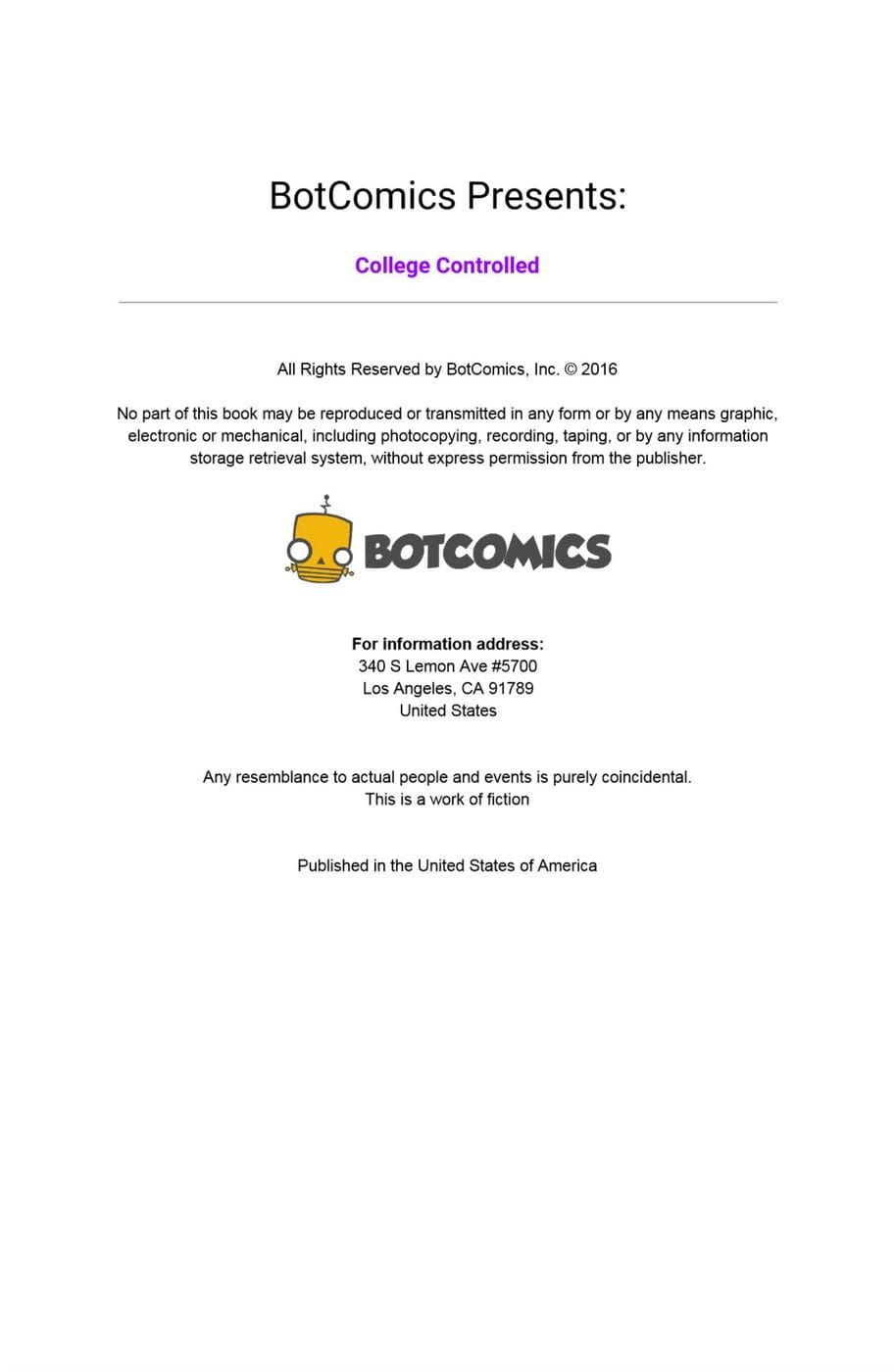 Bot- College Controlled Issue #1 page 1