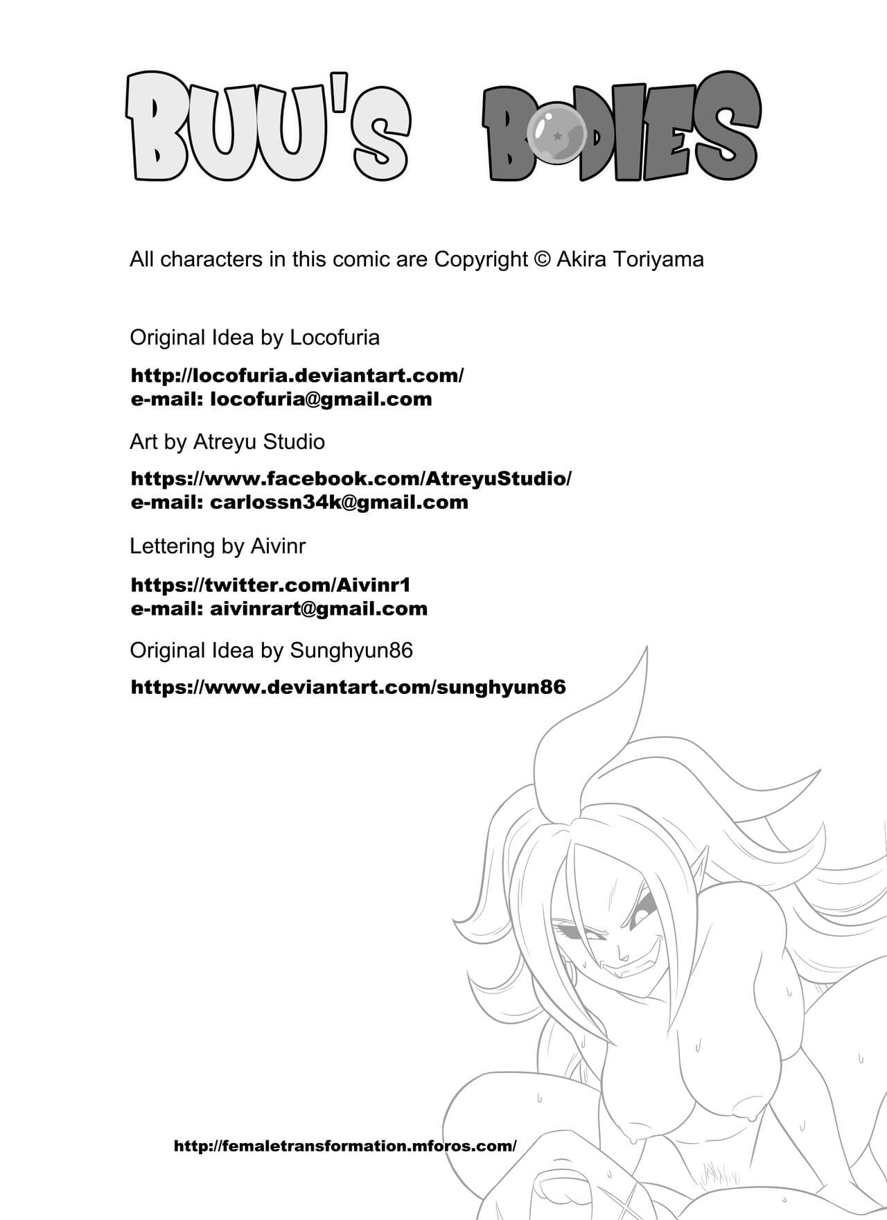 atreyu studio buu’s cuerpos #5 – page 1