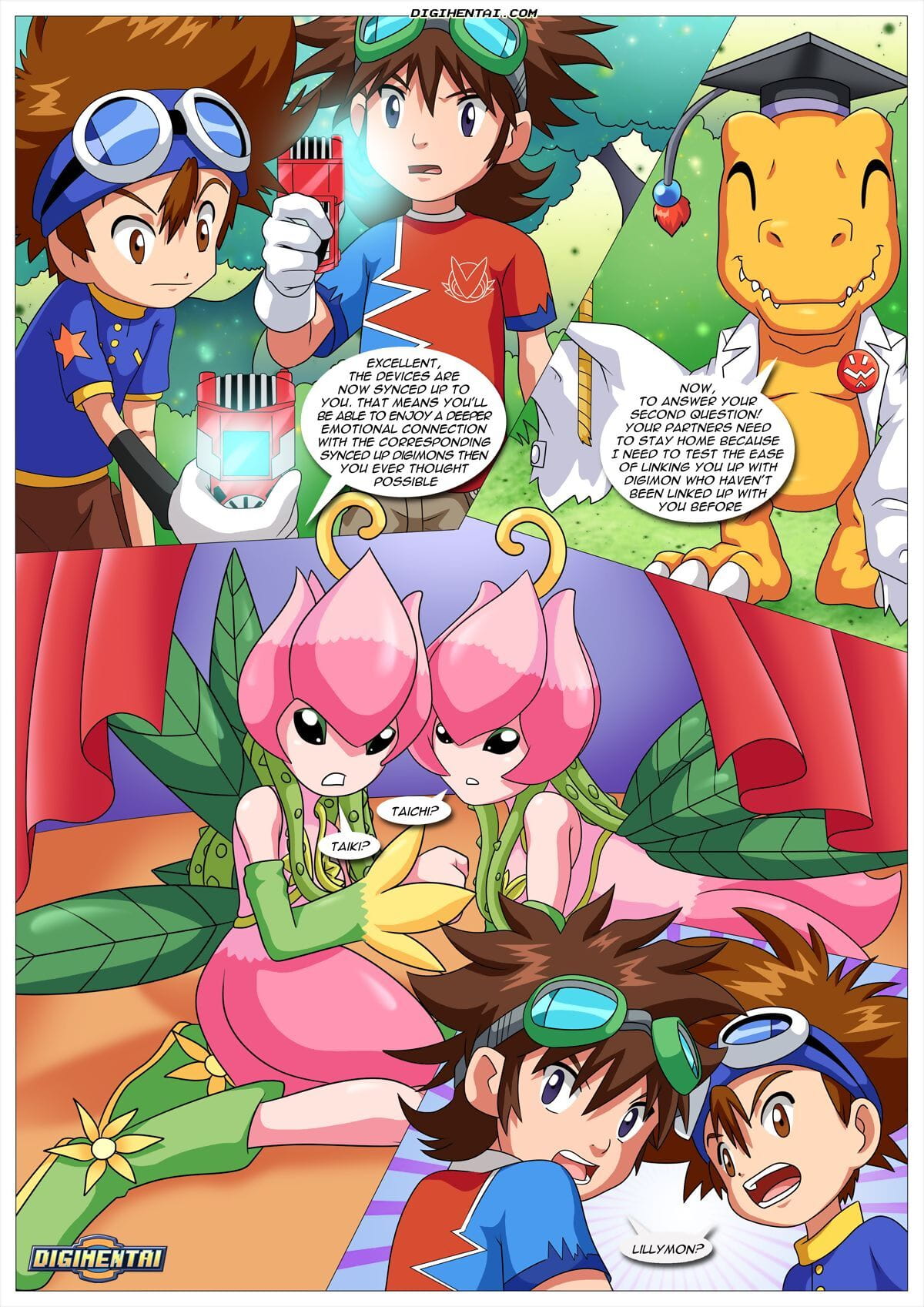 Digimon- Digtal Lovero – Palcomix page 1