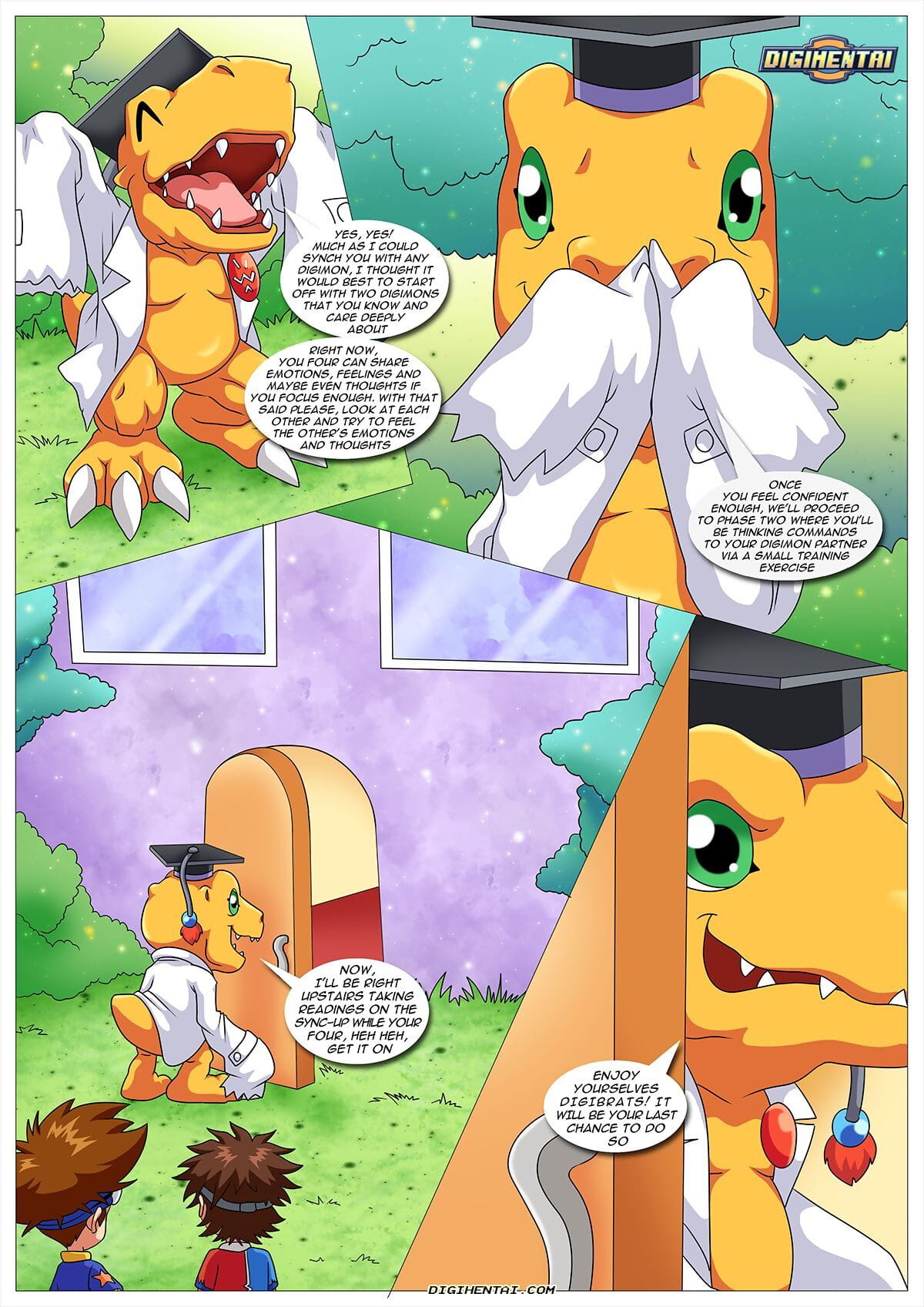 digimon i liked a @ youtube lovero – palcomix page 1