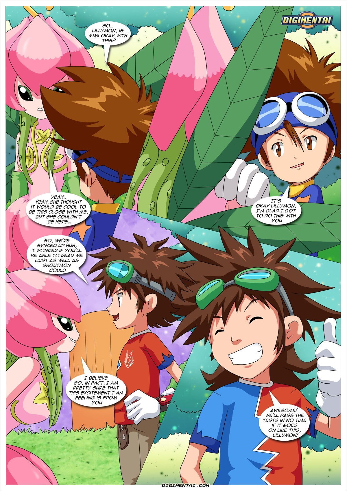 digimon digtal lovero – palcomix page 1