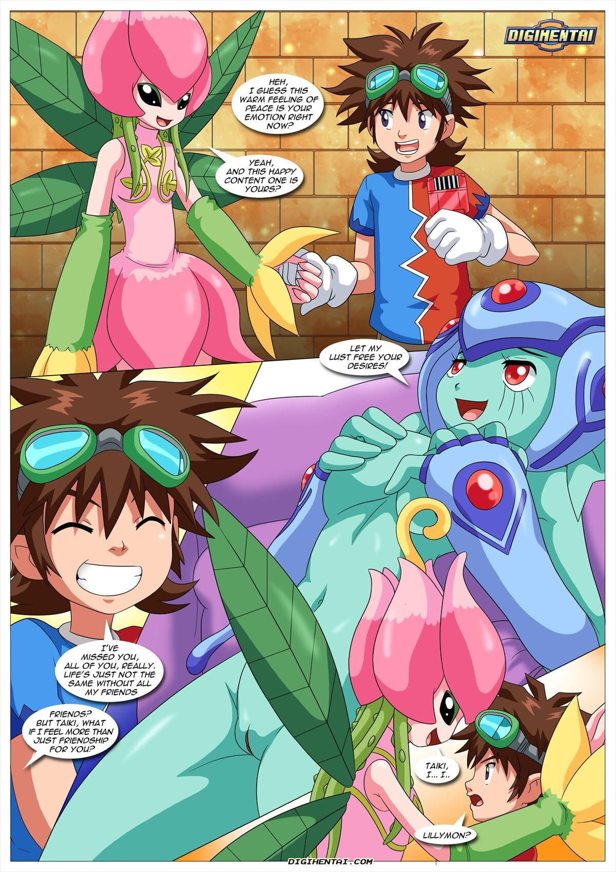 digimon digtal lovero – palcomix page 1
