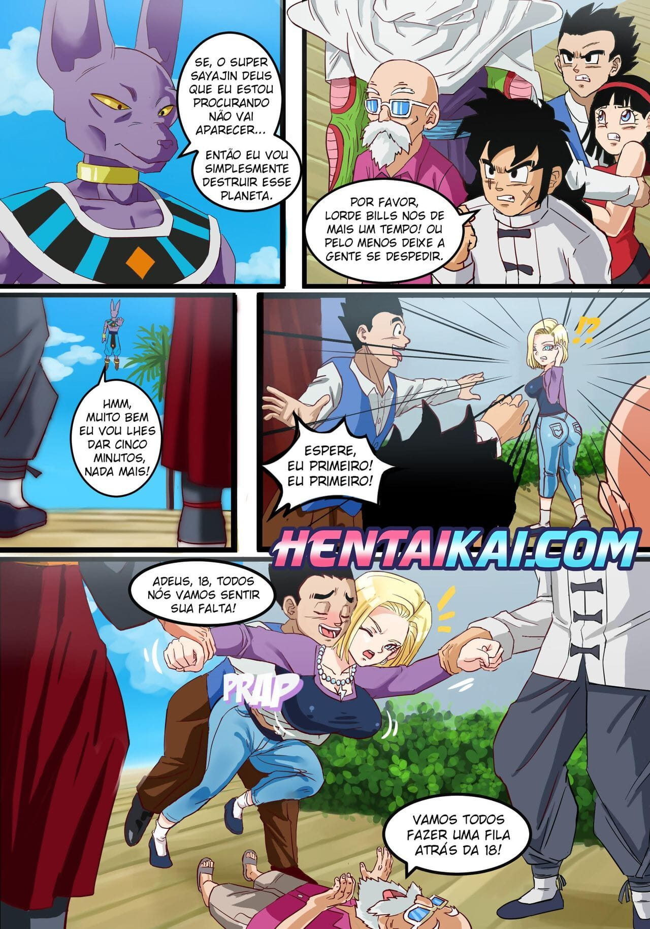 android 18 o deusa mulher page 1