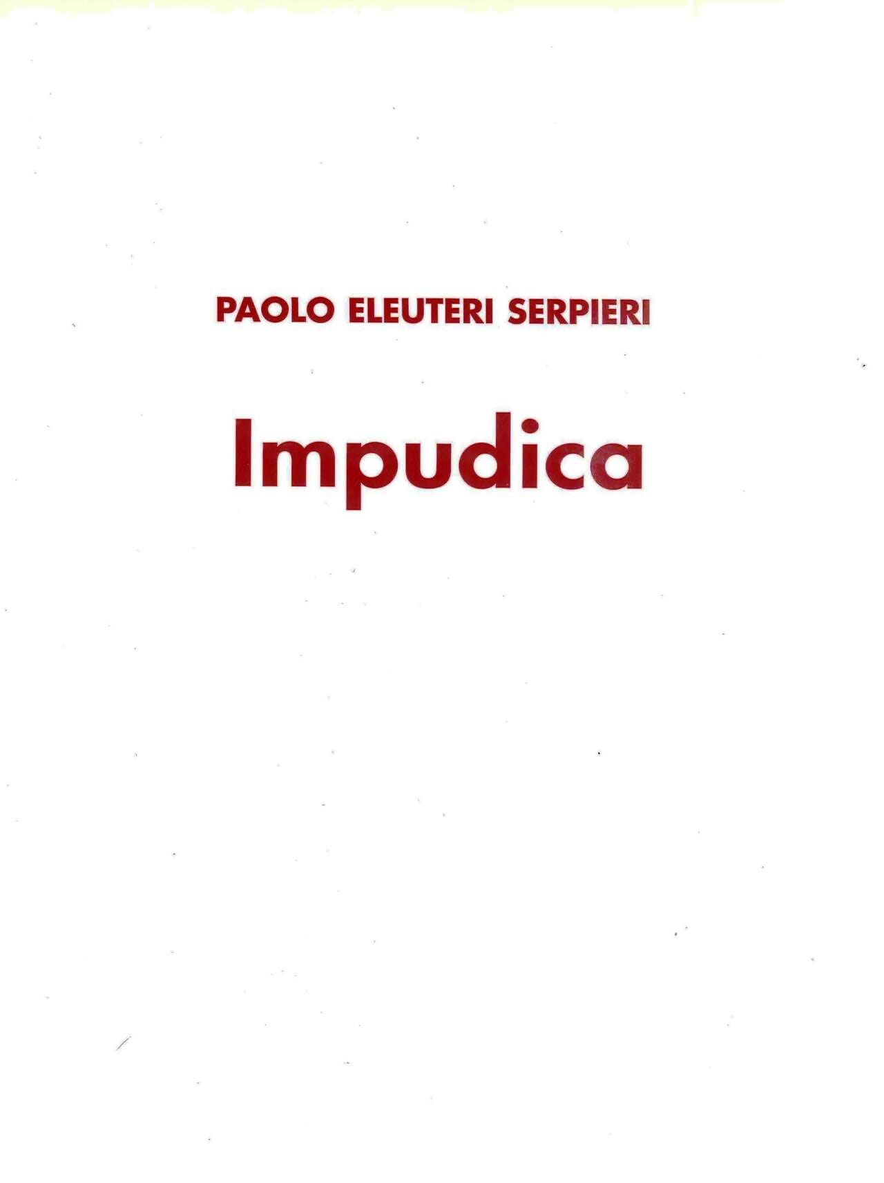Losstaande Albums Van Paolo Eleuterie Serpieri - Impudica page 1