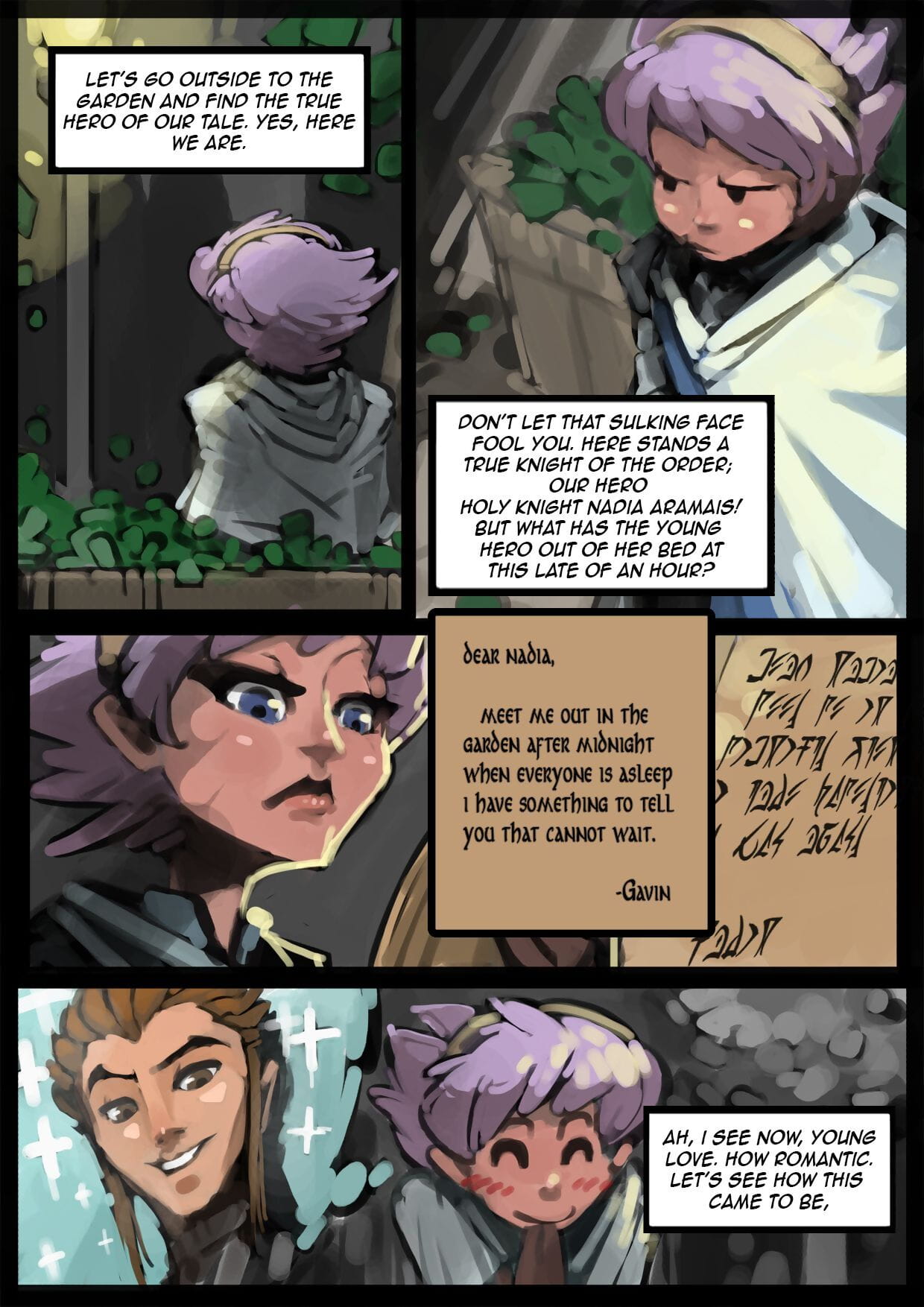 heilige Ridder Nadia page 1