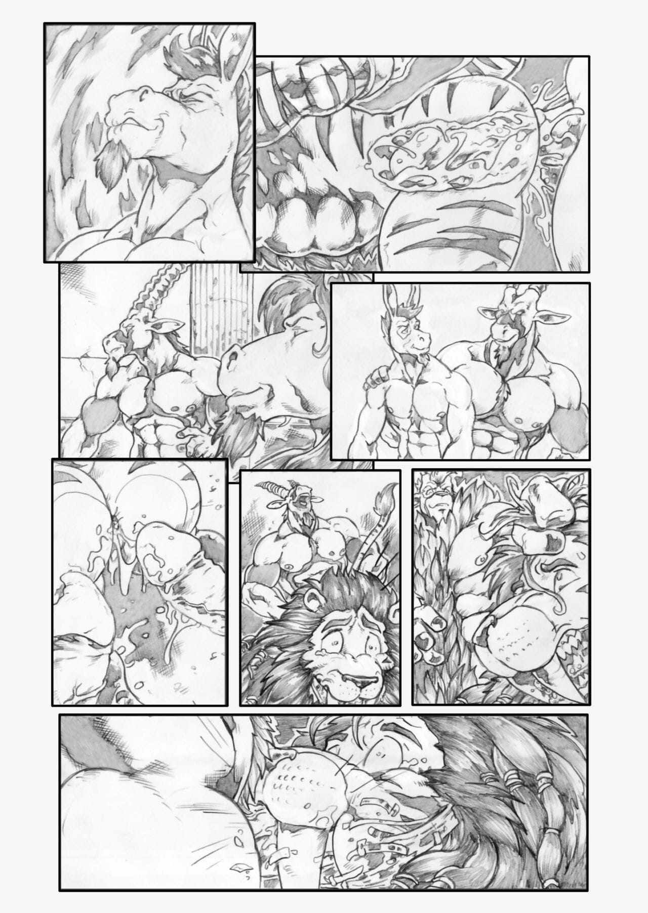 Comic furries page 1