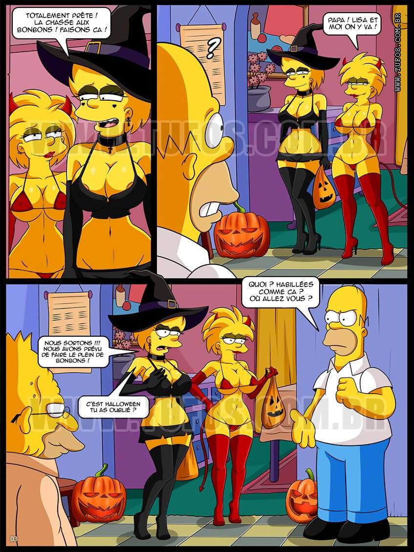 el los simpsons 13 la nuit Halloween page 1