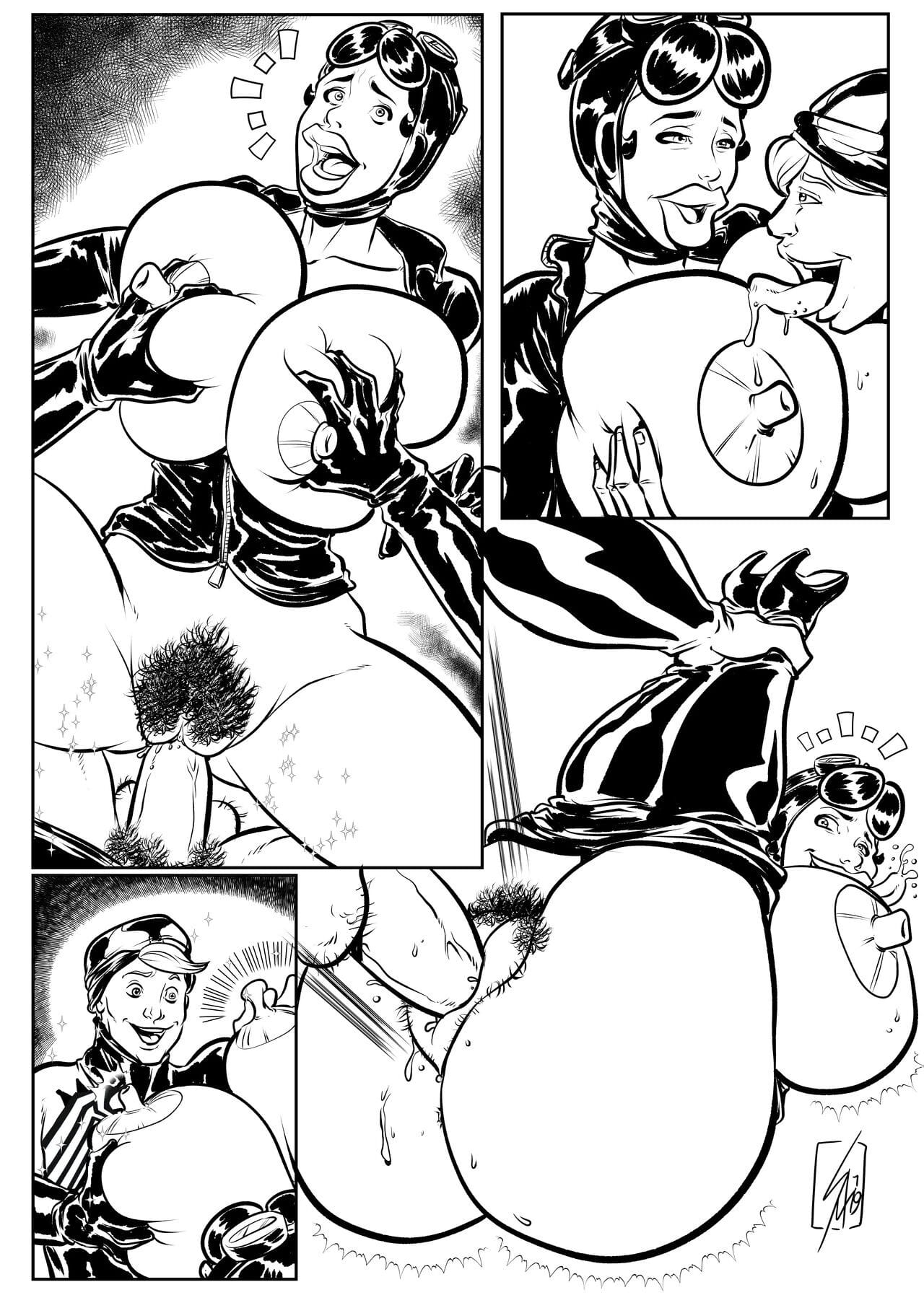 miss Joan como catwoman page 1